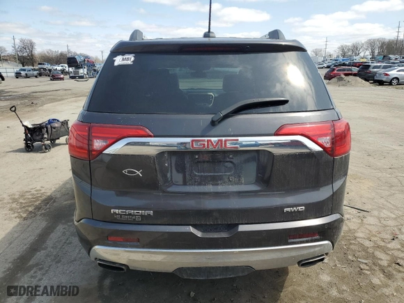 2017 GMC Acadia Denali with VIN 1GKKNXLS1HZ147357, listed as a Copart auction lot 51072555 with 103,564 mi miles and Salvage Title. Bid and sale history available at carsss.com. Image 6.