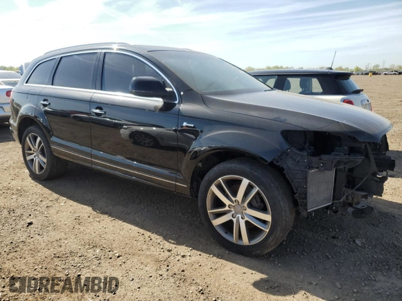 2015 Audi Q7 Premium Plus with VIN WA1LGAFEXFD017661, listed as a Copart auction lot 56394585 with 111,558 mi miles and Clean Title. Bid and sale history available at DreamBid. Image 4.
