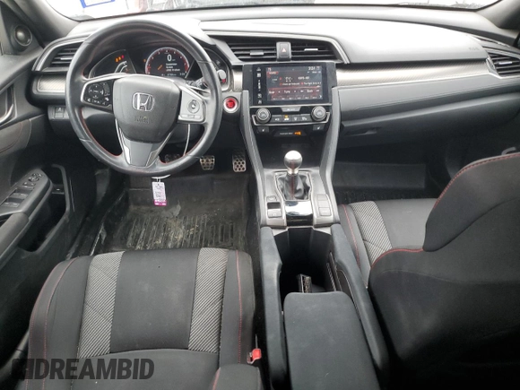 2017 Honda Civic Sedan Si with VIN 2HGFC1E51HH705216, listed as a Copart auction lot 77645594 with 77,086 mi miles and Salvage Title. Bid and sale history available at carsss.com. Image 8.