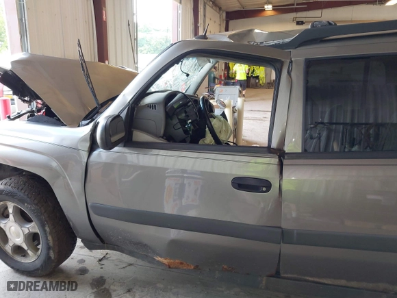 2005 Chevrolet TrailBlazer LS with VIN 1GNET16S556122439, listed as a IAAI auction lot 40012893 with 244,922 mi miles. Bid and sale history available at carsss.com. Image 6.