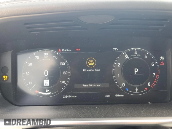 2022 Land Rover Range Rover Westminster с VIN SALGS2SE5NA471259, выставлен на аукционе Copart как лот 74344704 с пробегом 32 444 миль миль и Списание • Salvage title. История ставок и продаж доступна на DreamBid. Изображение 9.
