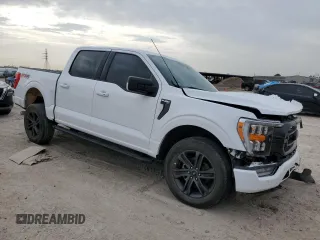 2022 Ford F-150 XL with VIN 1FTFW1E88NKD37976, listed as a Copart auction lot 45373025 with 33,250 mi miles and Salvage Title. Bid and sale history available at carsss.com. Image 4.
