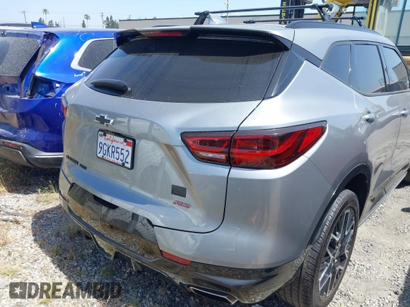 2023 Chevrolet Blazer RS with VIN 3GNKBKRS2PS142637, listed as a IAAI auction lot 42452446 with 29,572 mi miles and . Bid and sale history available at DreamBid. Image 16.