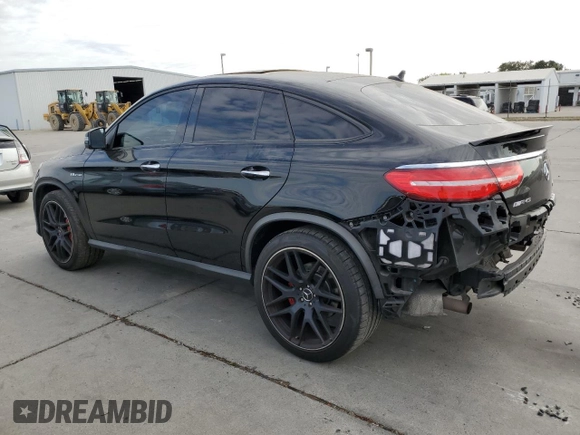 2016 Mercedes-Benz GLE 63 S AMG with VIN 4JGED7FB9GA009033, listed as a Copart auction lot 64547323 with 86,547 mi miles and . Bid and sale history available at DreamBid. Image 2.