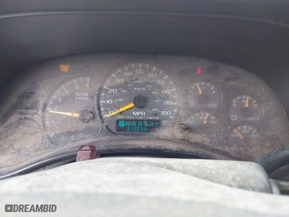 2000 GMC New Sierra 1500 SLE with VIN 1GTEK19T7YZ300550, listed as a IAAI auction lot 41539278 with 312,839 mi miles. Bid and sale history available at carsss.com. Image 7.