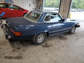 1983 Mercedes-Benz 380 with VIN WDBBA45A0DB019574, listed as a Copart auction lot 73357504 with 56,150 mi miles and Clean Title. Bid and sale history available at carsss.com. Image 3.