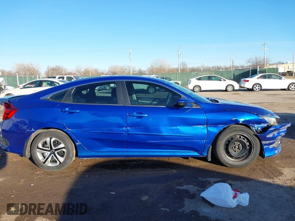 2017 Honda Civic Sedan LX with VIN 19XFC2F64HE010557, listed as a IAAI auction lot 41433110 with 111,418 mi miles. Bid and sale history available at carsss.com. Image 13.