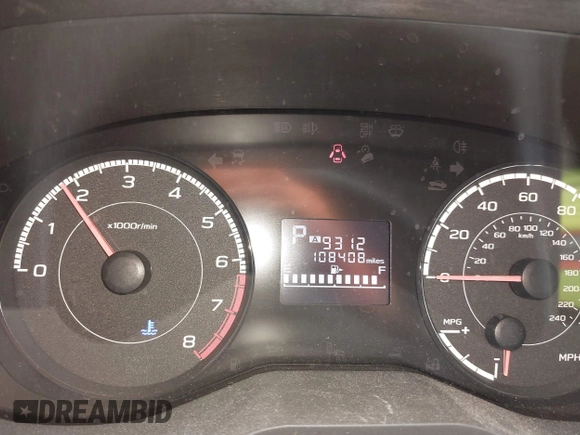 2018 Subaru Impreza Premium with VIN 4S3GKAB60J3615633, listed as a IAAI auction lot 42361565 with 108,408 mi miles and . Bid and sale history available at DreamBid. Image 16.
