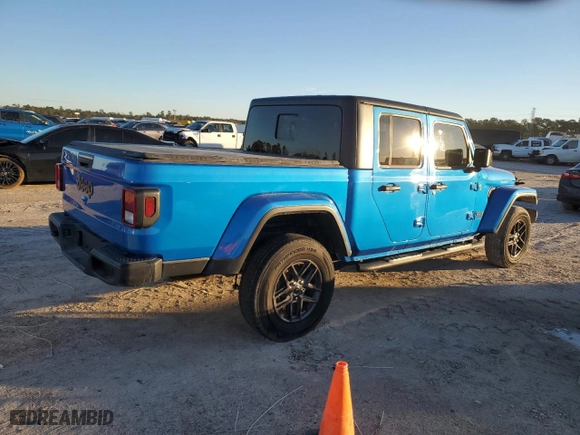 2024 Jeep Gladiator Sport with VIN 1C6HJTAG8RL127627, listed as a Copart auction lot 87679635 with 0 mi miles and Non Repairable. Bid and sale history available at carsss.com. Image 3.