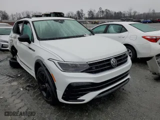 2023 Volkswagen Tiguan SE R-Line Black with VIN 3VVCB7AX7PM012828, listed as a Copart auction lot 45145365 with 44,254 mi miles and Salvage Title. Bid and sale history available at carsss.com. Image 4.