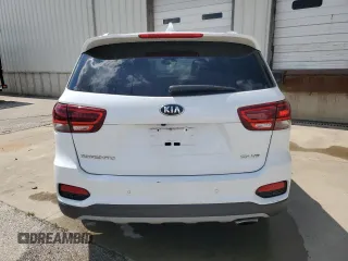 2019 Kia Sorento EX z VIN 5XYPH4A59KG454740, wystawiony jako Copart lot #52552275 z przebiegiem 130 114 mil mil oraz Czysty tytuł • Clean title. Historia ofert i sprzedaży dostępna na DreamBid. Obrazek 6.