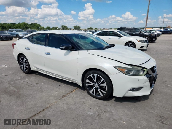 2016 Nissan Maxima Platinum with VIN 1N4AA6AP0GC429198, listed as a Copart auction lot 62066505 with 151,479 mi miles and Salvage title. Bid and sale history available at DreamBid. Image 4.