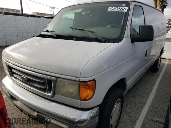 2004 Ford Econoline Cargo with VIN 1FTRE14W54HA62532, listed as a Copart auction lot 49949775 with Not Provided miles and Clean Title. Bid and sale history available at carsss.com. Image 1.