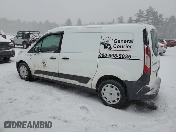 2018 Ford Transit Connect XL with VIN NM0LE7E72J1380058, listed as a Copart auction lot 44032865 with 300,772 mi miles and Salvage title. Bid and sale history available at DreamBid. Image 2.