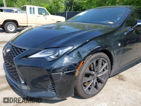 2019 Lexus RC 300 with VIN JTHHA5BC1K5010352, listed as a IAAI auction lot 42413621 with 28,456 mi miles and . Bid and sale history available at DreamBid. Image 6.