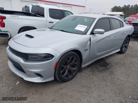 2019 Dodge Charger R/T with VIN 2C3CDXCT2KH605656, listed as a IAAI auction lot 41464186 with 118,254 mi miles. Bid and sale history available at carsss.com. Image 22.