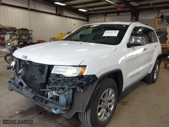 2014 Jeep Grand Cherokee Limited with VIN 1C4RJFBG1EC453017, listed as a IAAI auction lot 41831256 with 117,245 mi miles. Bid and sale history available at carsss.com. Image 2.