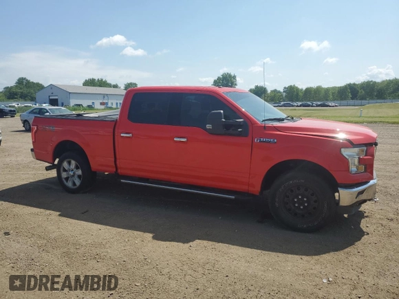 2016 Ford F-150 XLT with VIN 1FTFW1EF6GKF36428, listed as a Copart auction lot 62165295 with 183,424 mi miles and Salvage title. Bid and sale history available at DreamBid. Image 4.