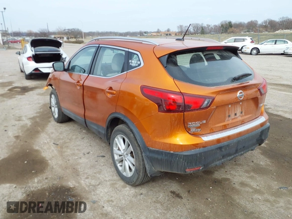2017 Nissan Rogue Sport SL with VIN JN1BJ1CR8HW103023, listed as a IAAI auction lot 41810707 with 77,172 mi miles. Bid and sale history available at carsss.com. Image 3.