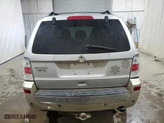 2010 Mercury Mariner Premier with VIN 4M2CN9HG9AKJ27365, listed as a Copart auction lot 75171584 with 169,193 mi miles and Salvage Title. Bid and sale history available at carsss.com. Image 6.