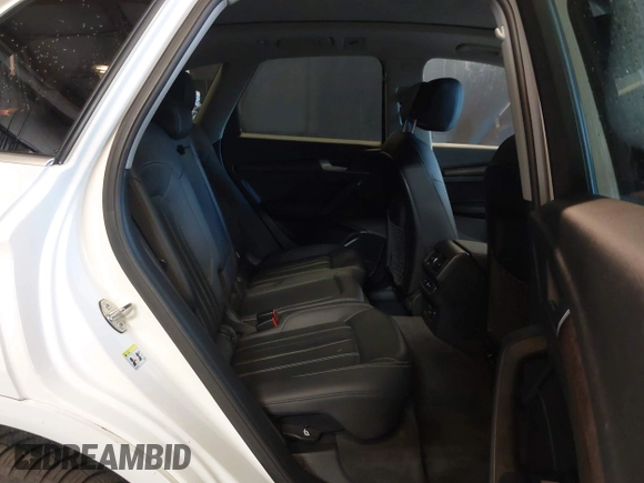 2021 Audi Q5 Premium Plus with VIN WA1BAAFY0M2110401, listed as a IAAI auction lot 42525489 with 50,080 mi miles and . Bid and sale history available at DreamBid. Image 8.