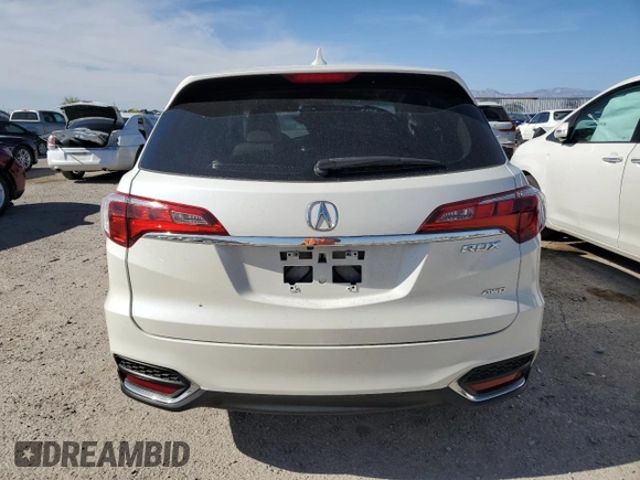 2016 Acura RDX Tech Pkg with VIN 5J8TB4H57GL009531, listed as a Copart auction lot 50531675 with 127,307 mi miles and Salvage Title. Bid and sale history available at carsss.com. Image 6.