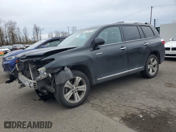 2012 Toyota Highlander Limited with VIN 5TDDK3EH7CS171468, listed as a Copart auction lot 49178075 with 234,682 mi miles and Salvage Title. Bid and sale history available at carsss.com. Image 1.