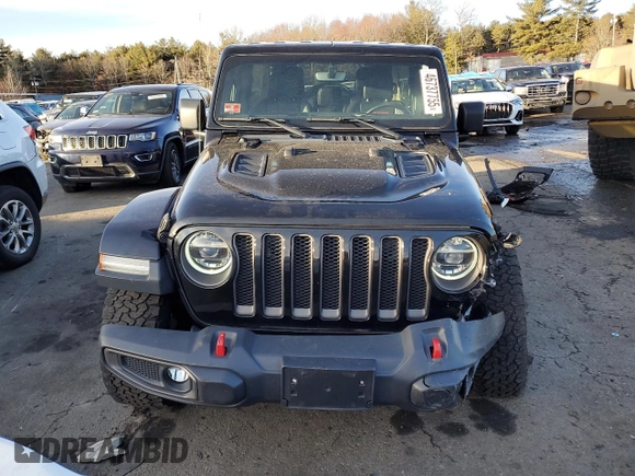 2021 Jeep Wrangler Unlimited Rubicon with VIN 1C4HJXFG4MW531590, listed as a Copart auction lot 46737755 with 52,550 mi miles and Salvage Title. Bid and sale history available at carsss.com. Image 5.