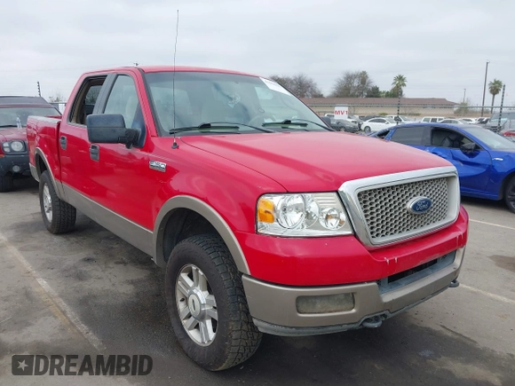 2004 Ford F-150 XLT with VIN 1FTPW14564KC89792, listed as a IAAI auction lot 41658885 with 219,012 mi miles. Bid and sale history available at carsss.com. Image 1.