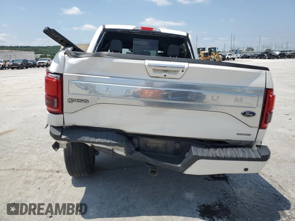 2016 Ford F-150 XLT with VIN 1FTEW1EF7GFA11298, listed as a Copart auction lot 58924145 with 197,189 mi miles and Salvage title. Bid and sale history available at DreamBid. Image 6.