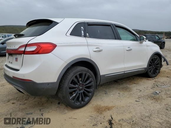 2016 Lincoln MKX Reserve with VIN 2LMTJ6LR9GBL79869, listed as a Copart auction lot 51208265 with 205,729 mi miles and Salvage Title. Bid and sale history available at DreamBid. Image 3.