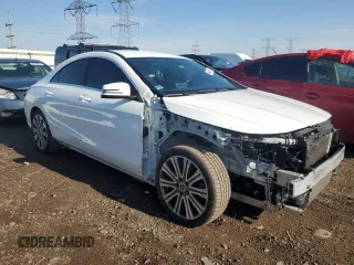 2018 Mercedes-Benz CLA 250 with VIN WDDSJ4EBXJN658054, listed as a Copart auction lot 54446815 with 94,834 mi miles and Salvage title. Bid and sale history available at DreamBid. Image 4.