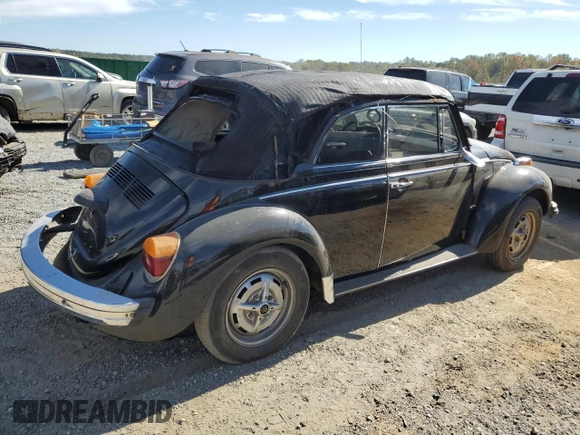 1979 Volkswagen Beetle with VIN 1592032684, listed as a Copart auction lot 76227954 with 74,029 mi miles and Non Repairable. Bid and sale history available at DreamBid. Image 3.