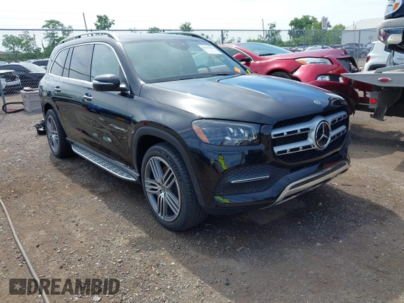 2020 Mercedes-Benz GLS 450 with VIN 4JGFF5KEXLA163523, listed as a IAAI auction lot 42270281 with 57,387 mi miles and . Bid and sale history available at DreamBid. Image 1.