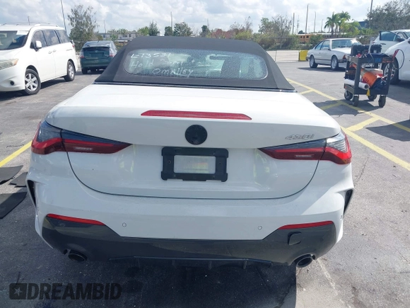 2023 BMW 4 Series 430i with VIN WBA23AT06PCL13531, listed as a IAAI auction lot 41528176 with 26,961 mi miles. Bid and sale history available at carsss.com. Image 15.