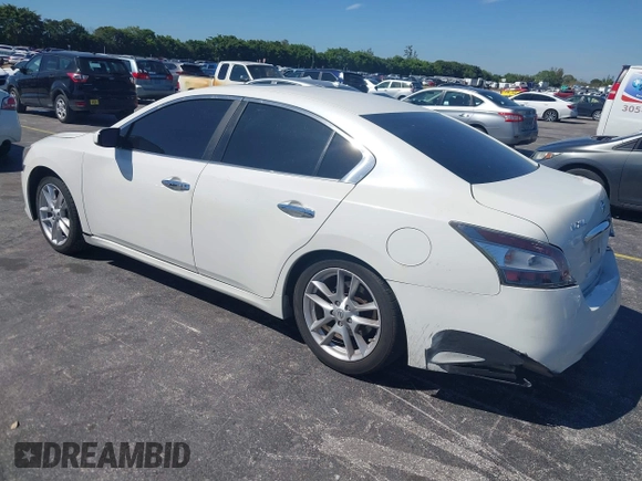 2014 Nissan Maxima SV with VIN 1N4AA5AP9EC457962, listed as a IAAI auction lot 41698090 with 94,451 mi miles and . Bid and sale history available at DreamBid. Image 3.