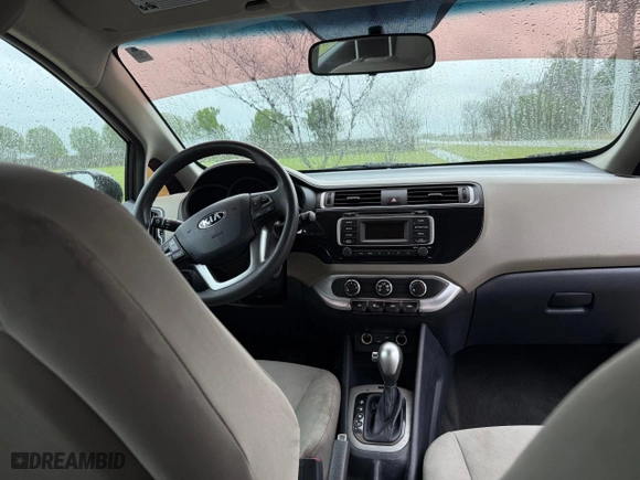 2017 Kia Rio LX with VIN KNADM4A37H6005482, listed as a Copart auction lot 52155165 with 98,489 mi miles and Clean Title. Bid and sale history available at carsss.com. Image 9.