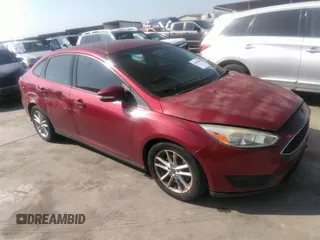 2016 Ford Focus SE with VIN 1FADP3F28GL267506, listed as a IAAI auction lot 41853680 with 11,800 mi miles. Bid and sale history available at carsss.com. Image 1.