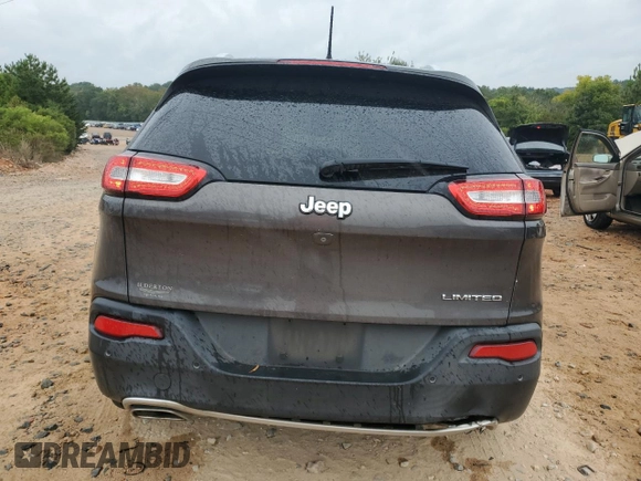 2018 Jeep Cherokee Limited with VIN 1C4PJLDX6JD552228, listed as a Copart auction lot 71295744 with 89,541 mi miles and Salvage title. Bid and sale history available at DreamBid. Image 6.