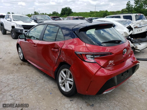 2021 Toyota Corolla Hatchback SE with VIN JTND4MBE3M3145300, listed as a Copart auction lot 55679483 with 8,371 mi miles. Bid and sale history available at carsss.com. Image 2.