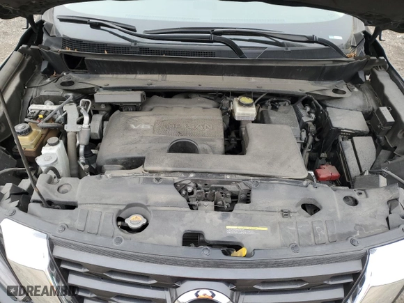 2019 Nissan Pathfinder S with VIN 5N1DR2MMXKC652671, listed as a Copart auction lot 43795675 with 81484 miles and Salvage Title. Bid and sale history available at carsss.com. Image 12.