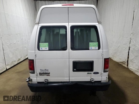 2012 Ford Econoline Cargo Commercial with VIN 1FTNS2EW6CDB23730, listed as a Copart auction lot 80074914 with 96,865 mi miles and Clean Title. Bid and sale history available at carsss.com. Image 6.
