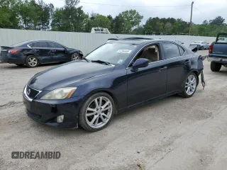 2007 Lexus IS 250 with VIN JTHBK262972039609, listed as a Copart auction lot 51264445 with 71,913 mi miles and Salvage Title. Bid and sale history available at carsss.com. Image 1.