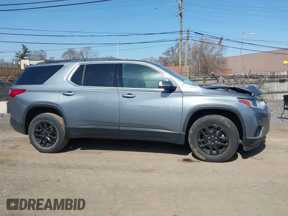 2021 Chevrolet Traverse LT Cloth with VIN 1GNERGKW5MJ183750, listed as a IAAI auction lot 41833143 with 38,685 mi miles. Bid and sale history available at carsss.com. Image 13.