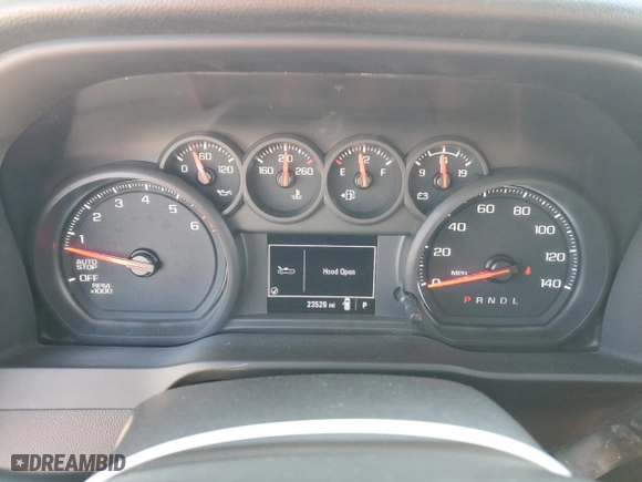 2022 Chevrolet Silverado 1500 LTD Work Truck with VIN 3GCNWAED5NG205130, listed as a Copart auction lot 43406085 with 23,529 mi miles and Clean Title. Bid and sale history available at carsss.com. Image 9.