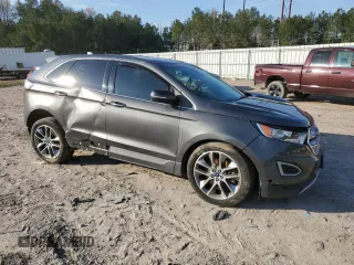 2015 Ford Edge Titanium with VIN 2FMPK4K80FBB82496, listed as a Copart auction lot 50285555 with 115,637 mi miles and Salvage Title. Bid and sale history available at carsss.com. Image 4.