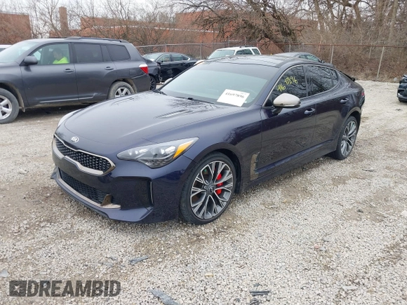 2020 Kia Stinger GT with VIN KNAE35LC4L6084421, listed as a IAAI auction lot 41697896 with 51,191 mi miles. Bid and sale history available at carsss.com. Image 20.