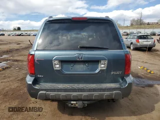 2005 Honda Pilot EX with VIN 2HKYF18475H555066, listed as a Copart auction lot 51429515 with 211,790 mi miles and Salvage Title. Bid and sale history available at carsss.com. Image 6.