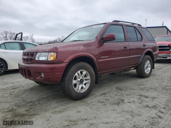 2002 Isuzu Rodeo S with VIN 4S2CK58W124334485, listed as a Copart auction lot 44846495 with 54,632 mi miles and Clean Title. Bid and sale history available at carsss.com. Image 1.