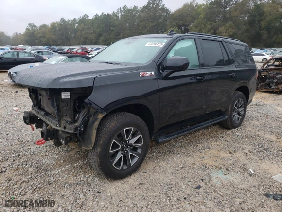 2021 Chevrolet Tahoe Z71 with VIN 1GNSKPKDXMR366780, listed as a Copart auction lot 47594175 with 68,836 mi miles and Salvage Title. Bid and sale history available at carsss.com. Image 1.